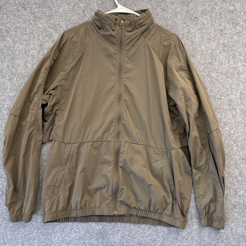 Lululemon Evergreen Jacket Mens Xl Green Full Zip Windbreaker